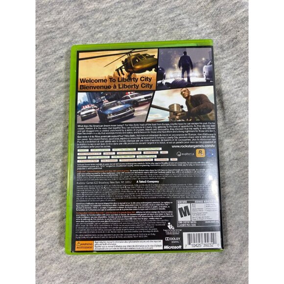 Grand Theft Auto IV Microsoft Xbox 360 Video Game - Picture 2 of 3